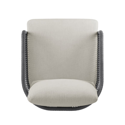 Henredon Annalise Outdoor Patio Swivel Lounge Chair