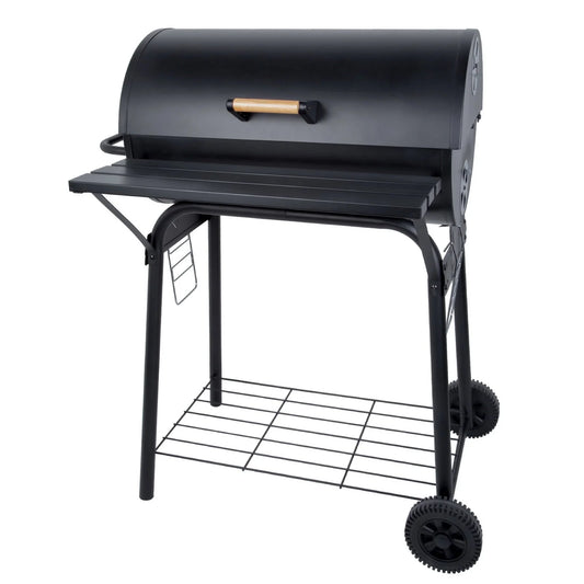Uten Charcoal Grill Outdoor BBQ Smoker Picnic Camping Patio Backyard Cooking, Black