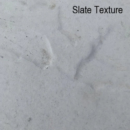 NuCast Precast Concrete Patio Stone - Slate (soft-wave) Texture - 2" x 24" x 24" - QTY OF 1