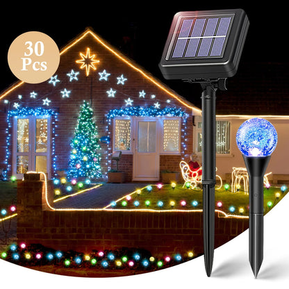 Laighter 30 Pack Solar Lights Outdoor Waterproof LED Landscape Lawn Lamp for Garden Patio Yard Pathway