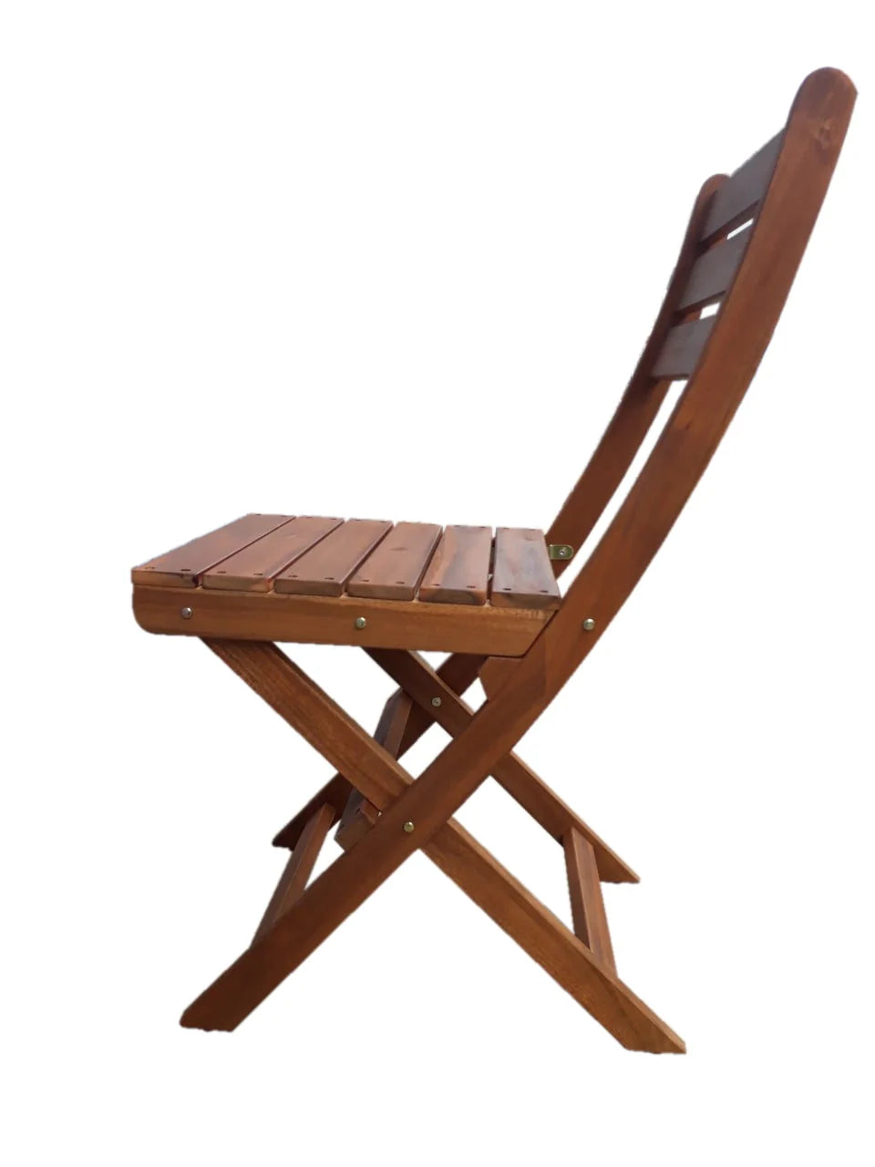 Mainstays Outdoor Patio 3-Piece Wood Bistro Set, Natural Color