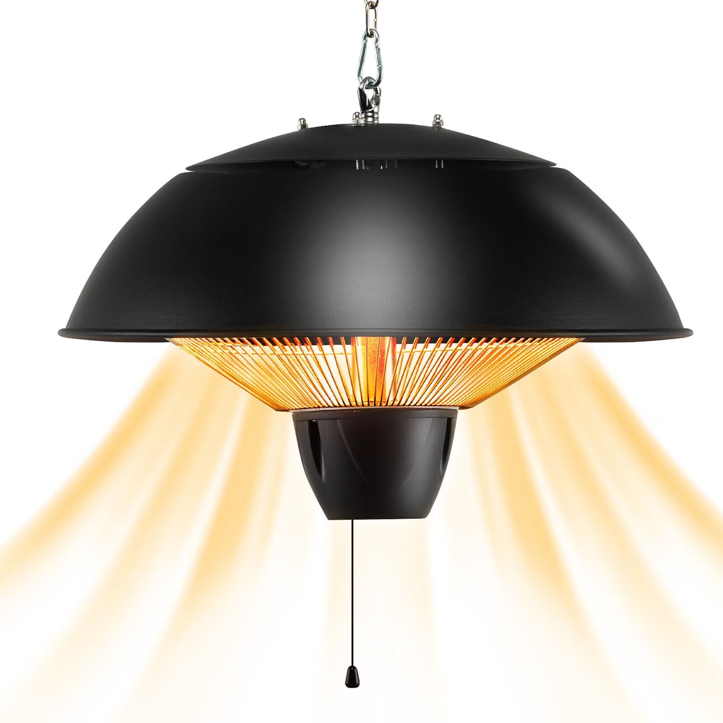 Gymax 1500W Electric Outdoor Hanging Patio Heater w/IPX4 Waterproof