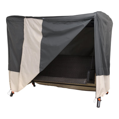 Modern Leisure Renaissance Patio Swing Cover, 81"L x 52"W x 70"H, Gray