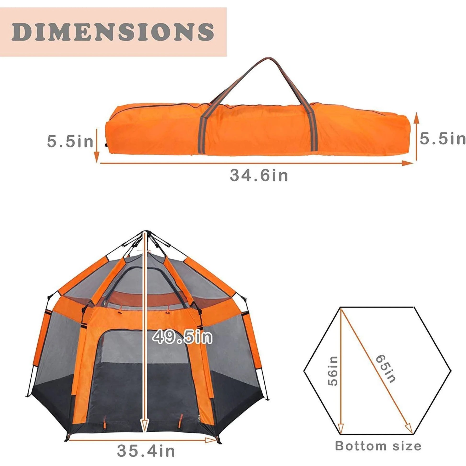 Kids Play Tent Pop Up Portable Playhouse for Backyard Patio Indoor Outdoor Breathable Tent House
