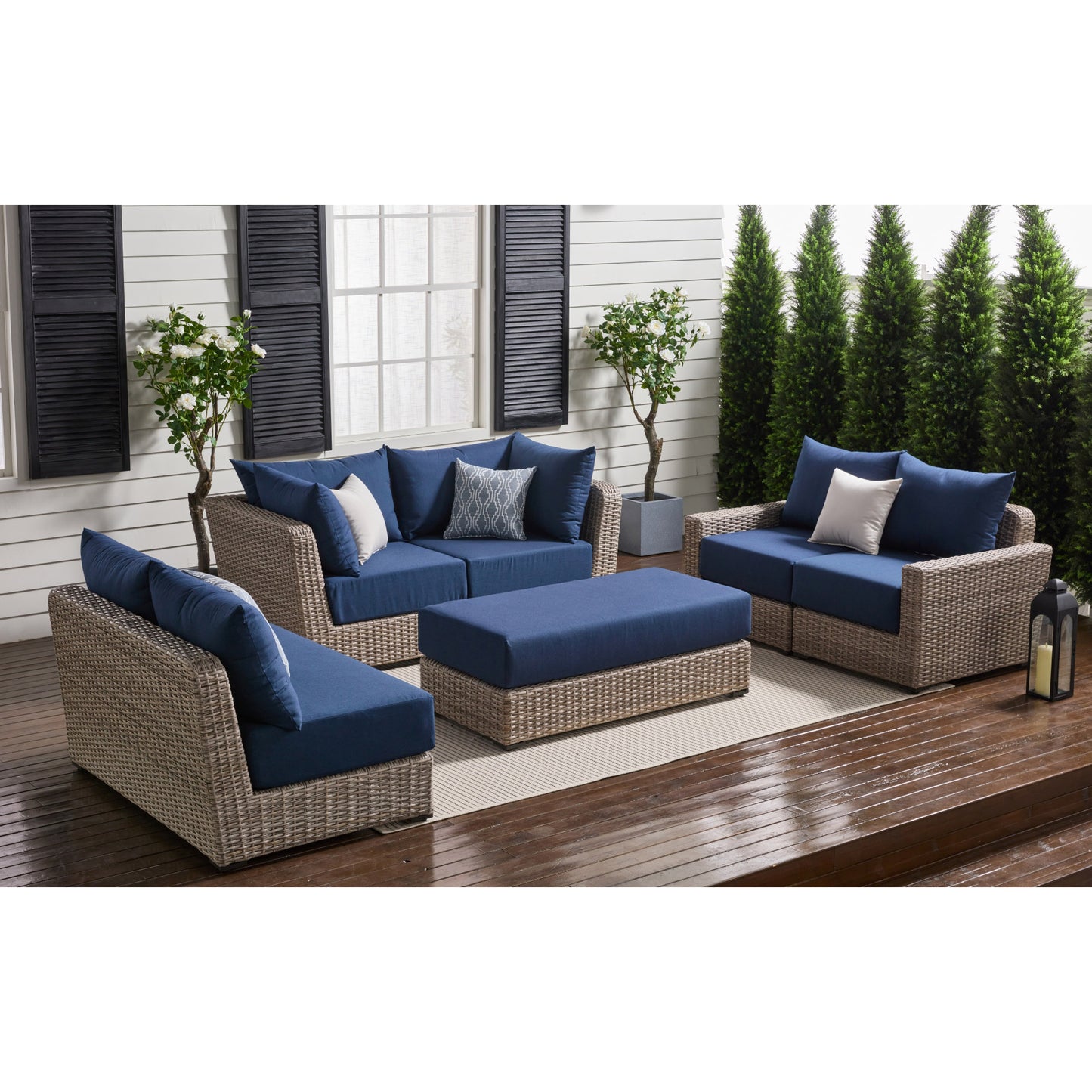Endura 6-piece Outdoor Patio Modular Seating Set
