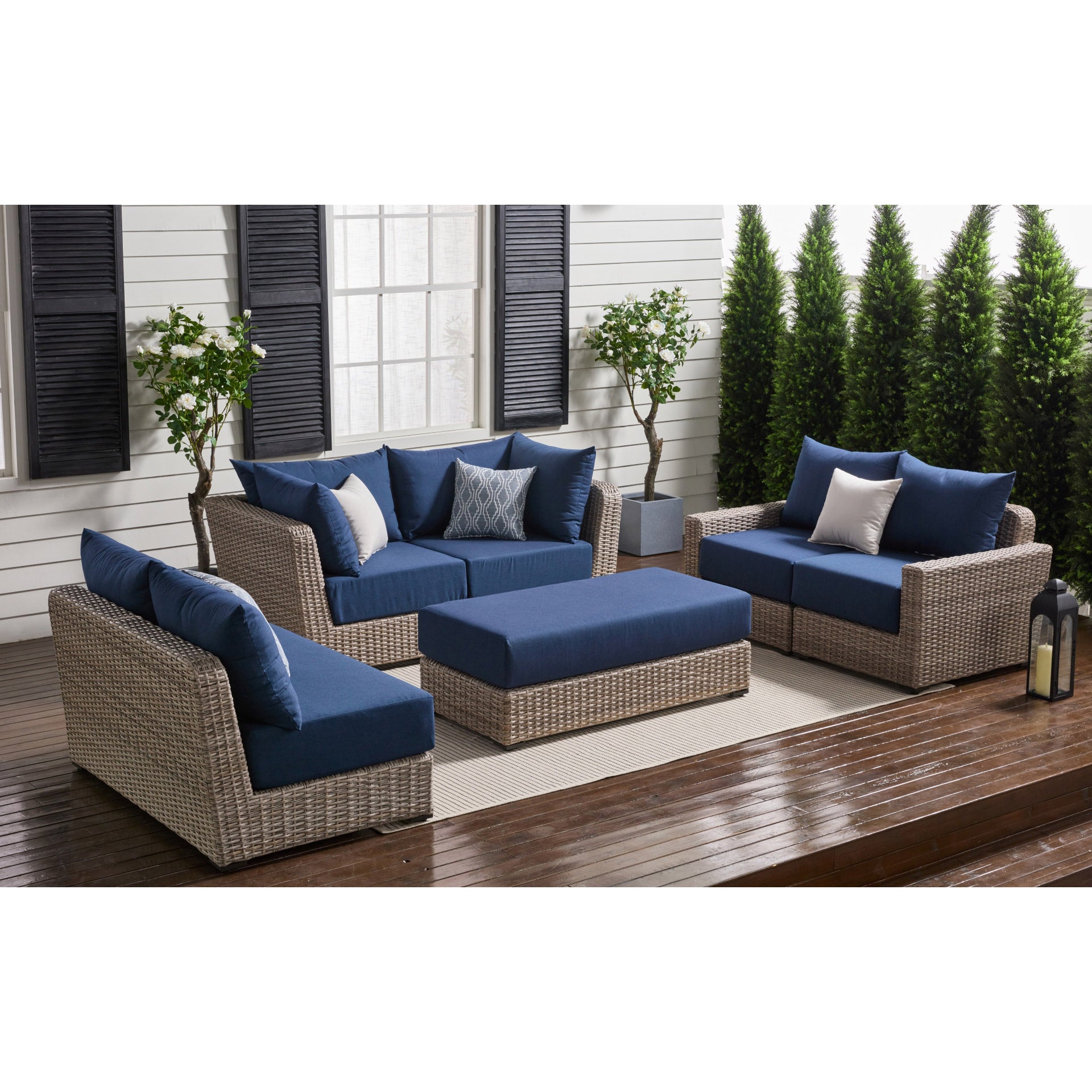 Endura 6-piece Outdoor Patio Modular Seating Set