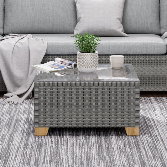 Grand Patio Wicker Coffee Table