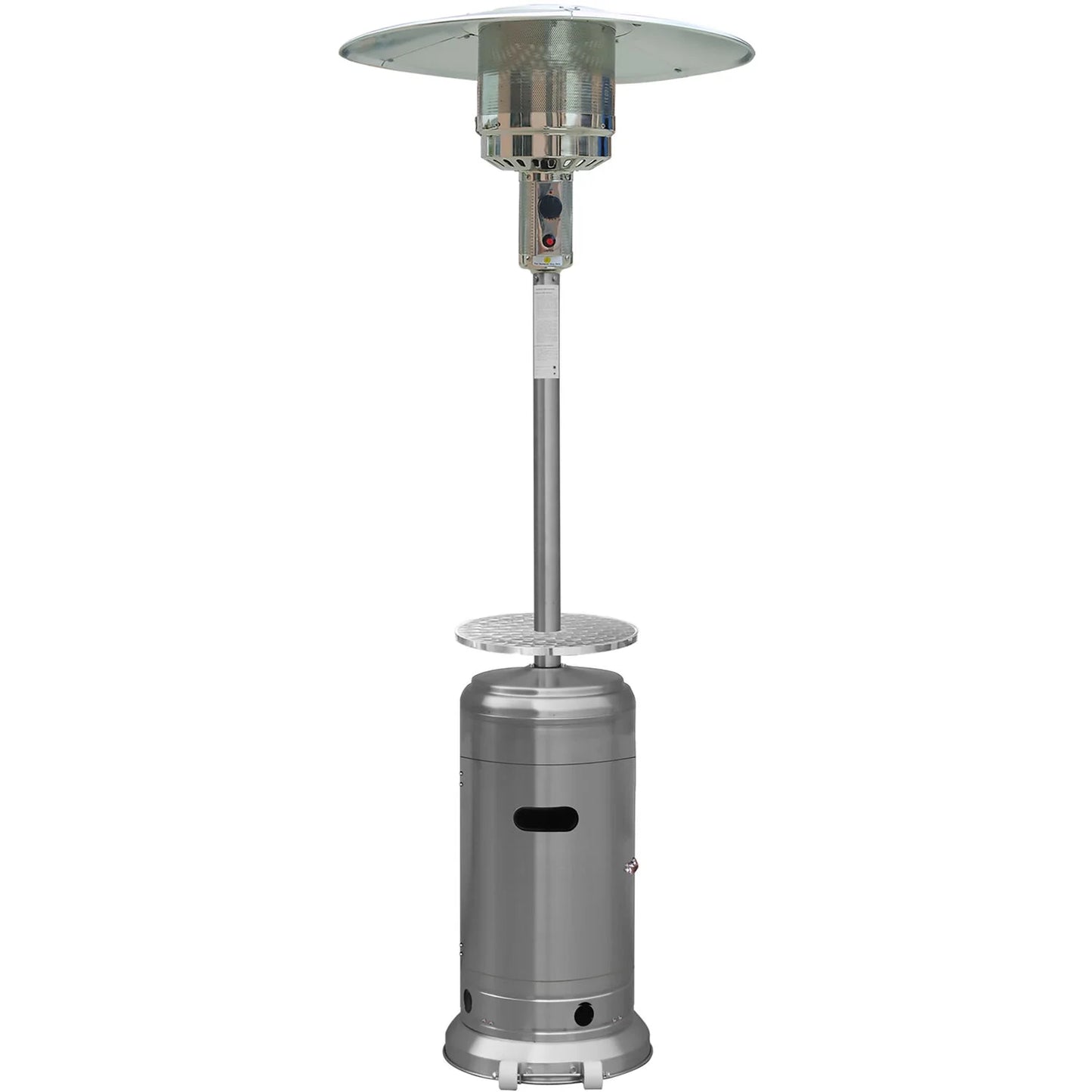 Hanover 7-Ft. 48,000 BTU Steel Umbrella Propane Patio Heater in Black